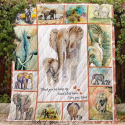 Thank You For Being My Heart S First Home Blanket Kc1807 Quilt and Home Decor