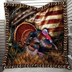 Thanks Giving Day Turkey G Quilt Bq and Home Decor