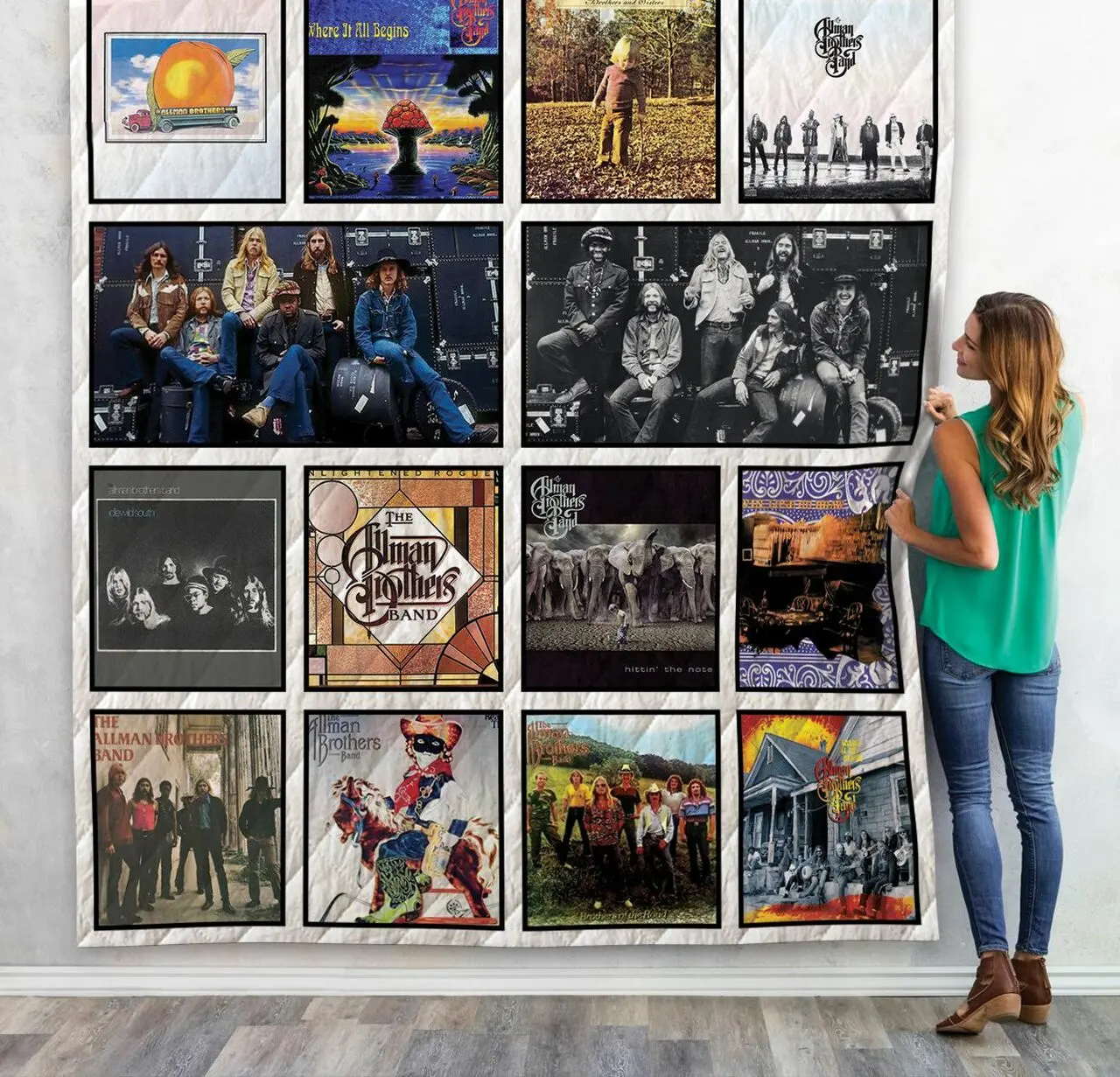 The Allman Brothers Band Albums Quilt Blanket 02 and Home Decor