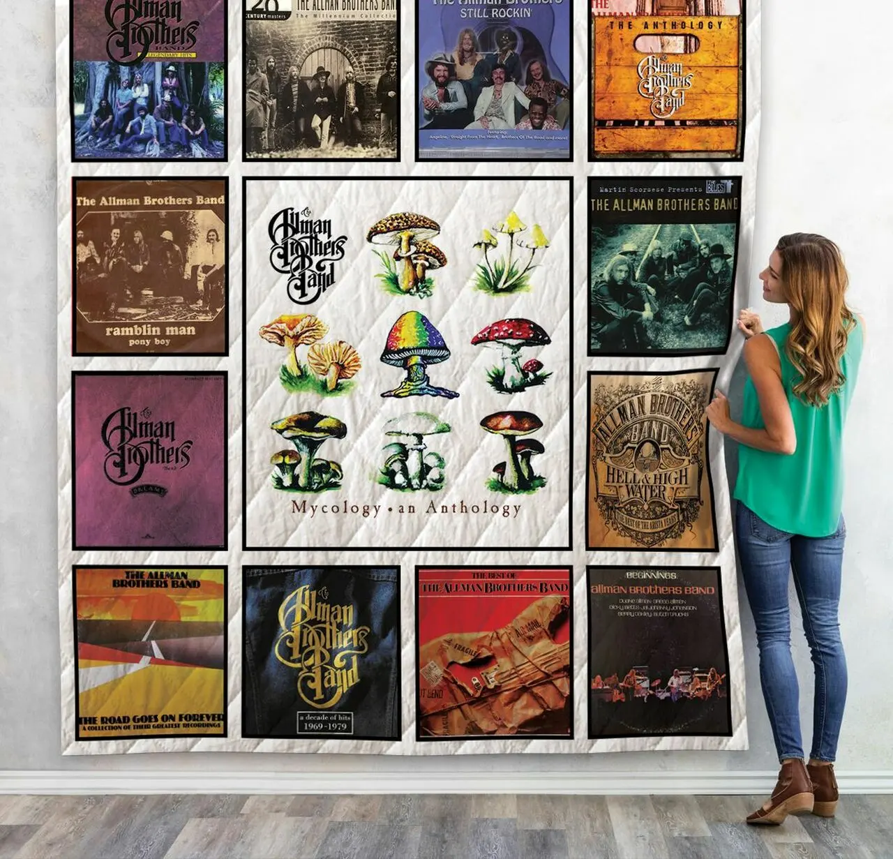 The Allman Brothers Compilation Albums Quilt Blanket 01 and Home Decor
