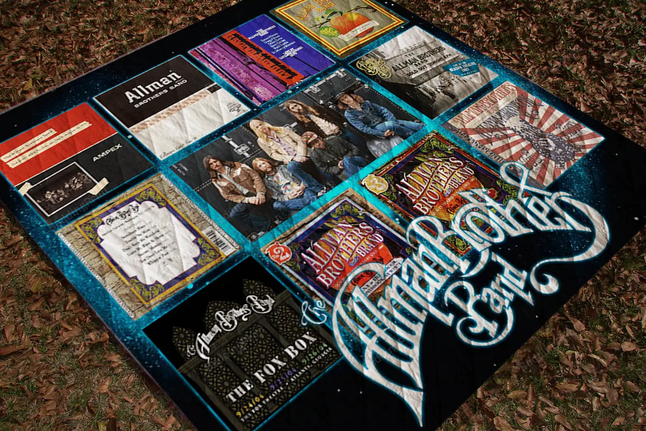 The Allman Brothers Retrospective Live Albums Quilt Blanket and Home Decor