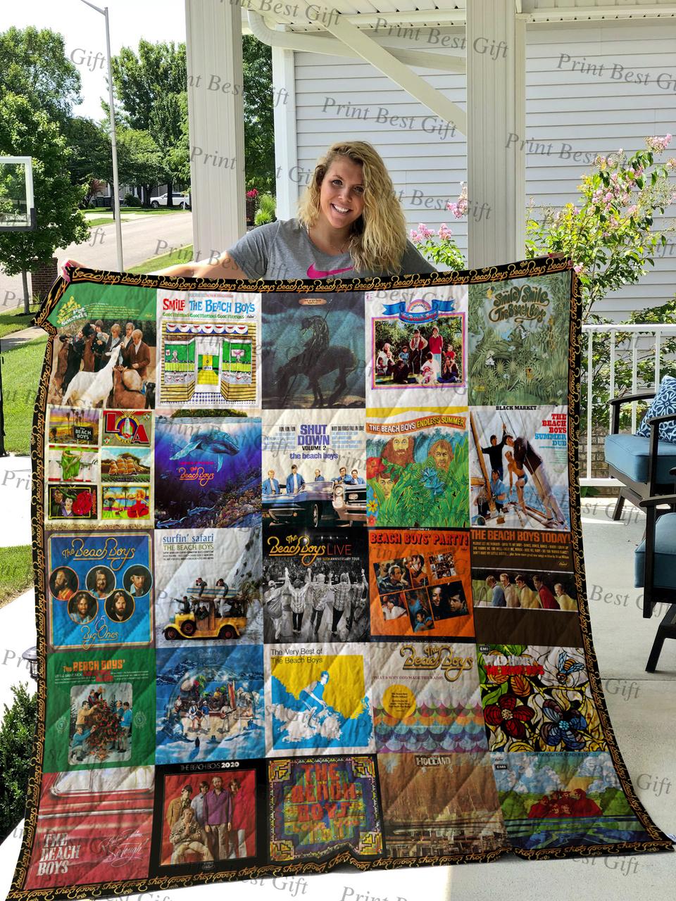 The Beach Boys Albums Cover Poster Quilt 4 and Home Decor