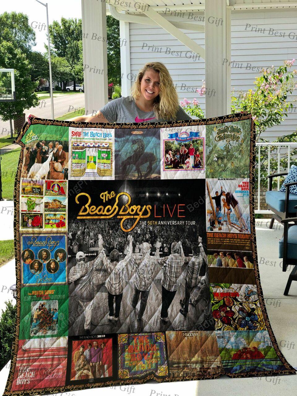 The Beach Boys Albums Cover Poster Quilt Blanket Ver 3 and Home Decor