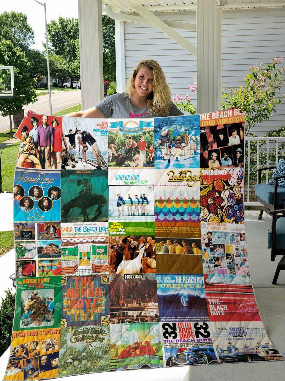 The Beach Boys Albums Quilt Blanket For Fans Ver 25 and Home Decor