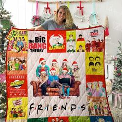 The Big Bang Theory And Friends Tv Show Quilt Blanket 01992 and Home Decor