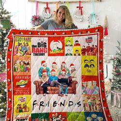 The Big Bang Theory And Friends Tv Show Quilt Blanket 01993 and Home Decor