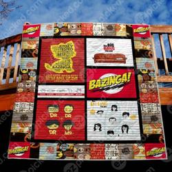 The Big Bang Theory Quilt Blanket Vd14  Quilt and Home Decor