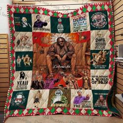 The Big Lebowski Quilt Blanket 01961 and Home Decor