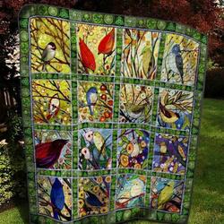 The Bird Quilt Blanket  Quilt and Home Decor