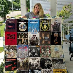 The Byrds Albums Cover Poster Quilt Blanket Ver 2 and Home Decor