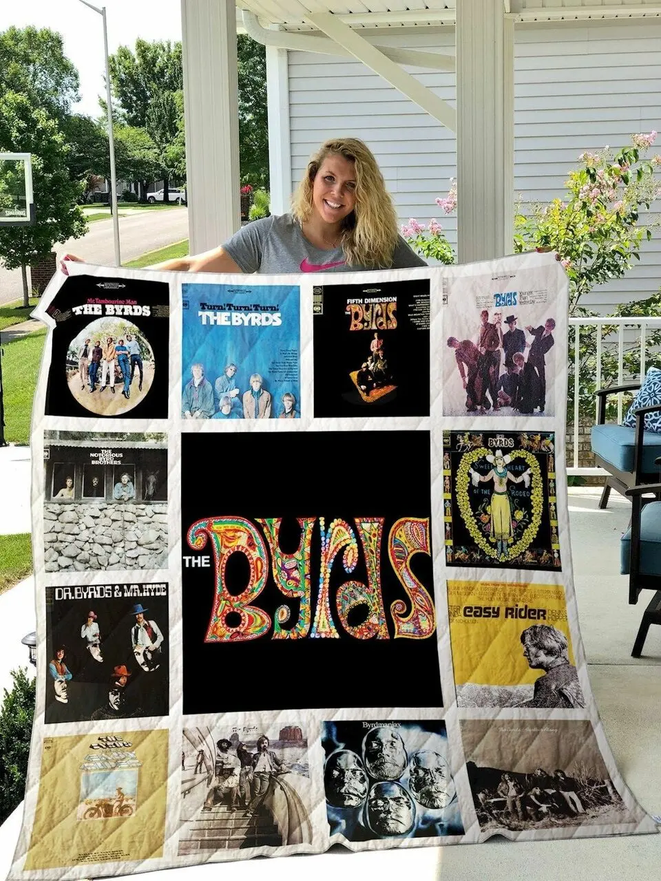 The Byrds Quilt Blanket and Home Decor