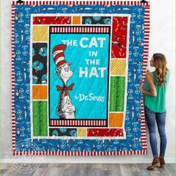The Cat In The Hat Quilt and Home Decor