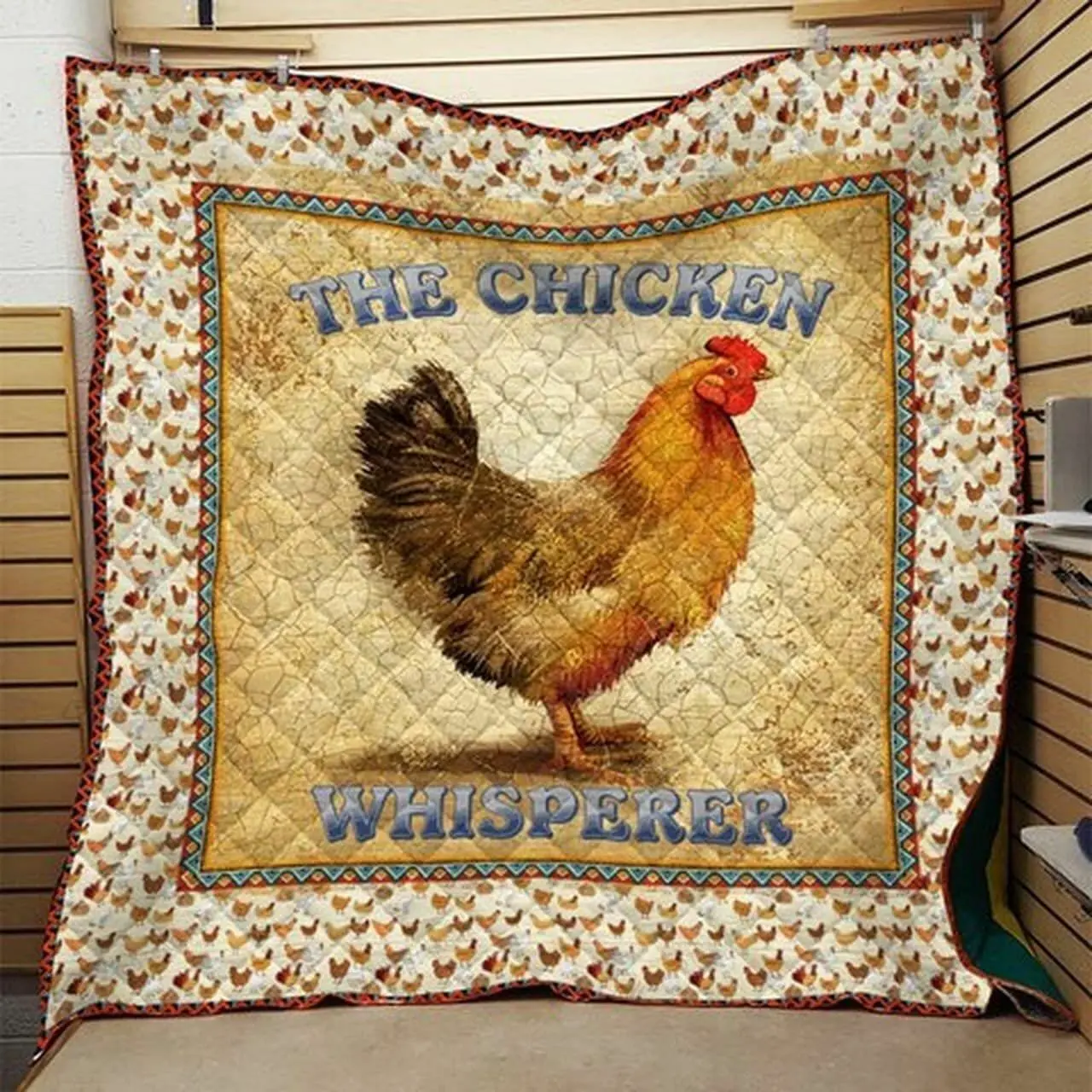 The Chicken Whisperer Quilt Blanket Great Customized Blanket Gifts For Birthday Christmas Thanksgiving and Home Decor