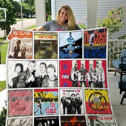 The Clash Compilations Albums Quilt Blanket For Fans Ver 14 and Home Decor