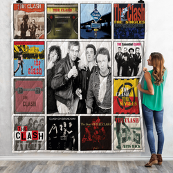 The Clash Complication Albums Quilt Blanket For Fans Ver 13 and Home Decor