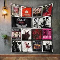 The Cult Album Covers Quilt Blanket and Home Decor