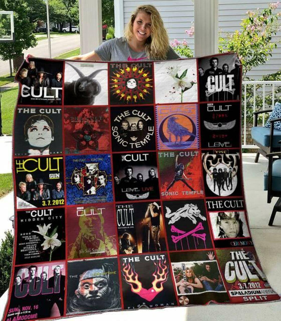 The Cult Quilt Blanket Hvt200626 Quilt and Home Decor