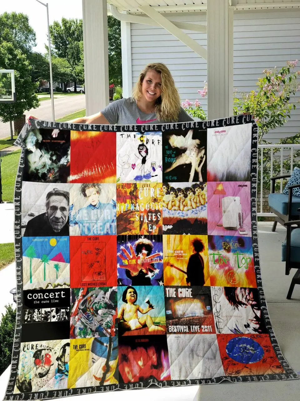 The Cure Albums Cover Poster Quilt Blanket Ver 2 and Home Decor