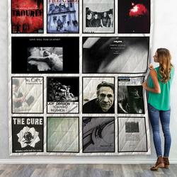 The Cure Singles Quilt Blanket For Fans and Home Decor