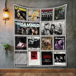 The Damned Album Covers Quilt Blanket and Home Decor