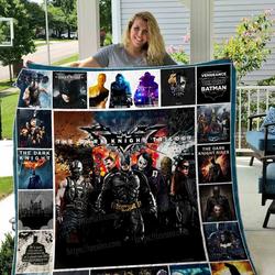 The Dark Knight Trilogy Quilt Blanket 01 and Home Decor