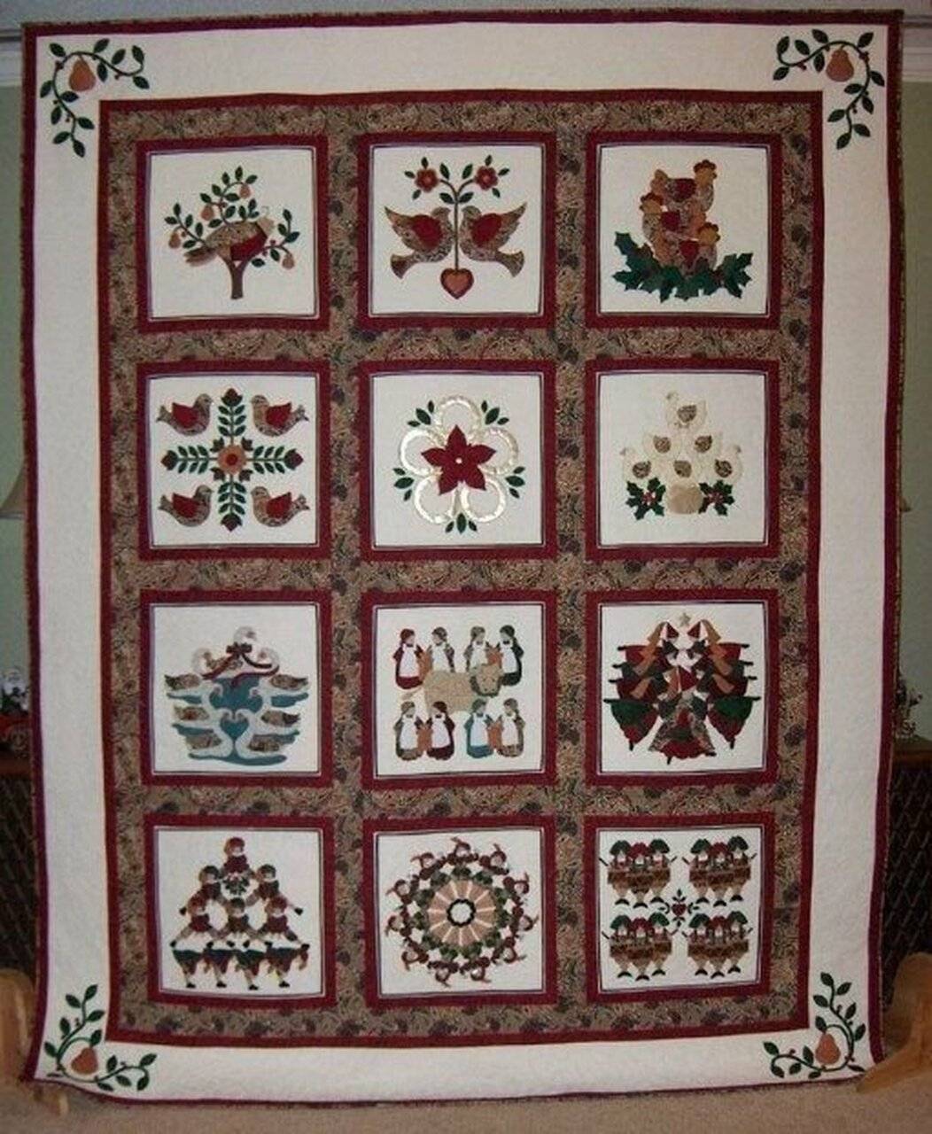 The Days Of Christmas Hur Quilt Cysidj and Home Decor