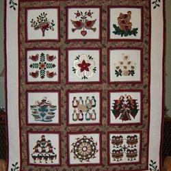 The Days Of Christmas Hur Quilt Cysidj and Home Decor
