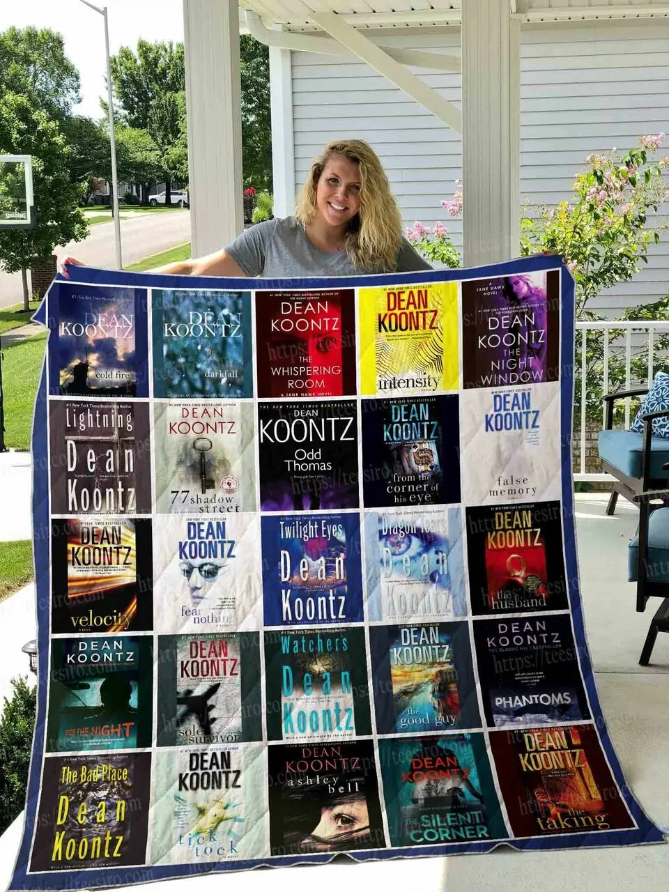 The Dean Koontz Collection Quilt Blanket 01 and Home Decor