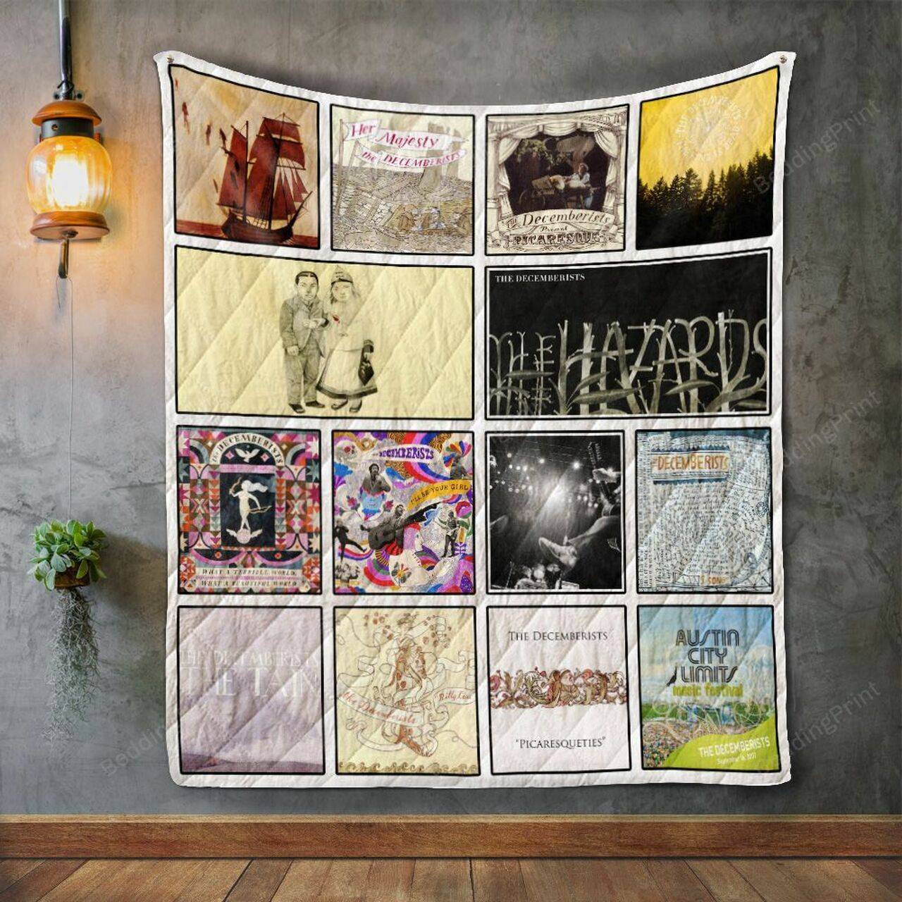 The Decemberists Album Covers Quilt Blanket and Home Decor