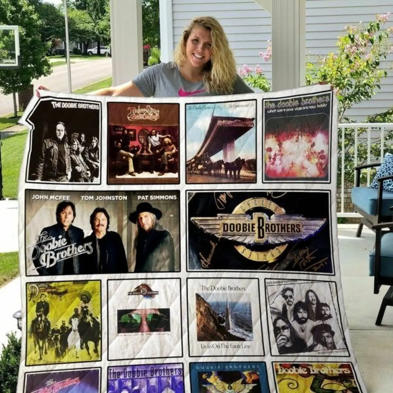 The Doobie Brothers 3D Personalized Customized Quilt Blanket 17 and Home Decor
