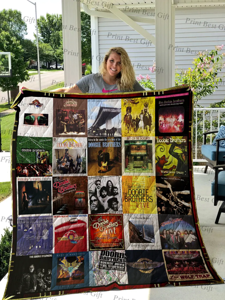 The Doobie Brothers Albums Cover Poster Quilt 2 and Home Decor