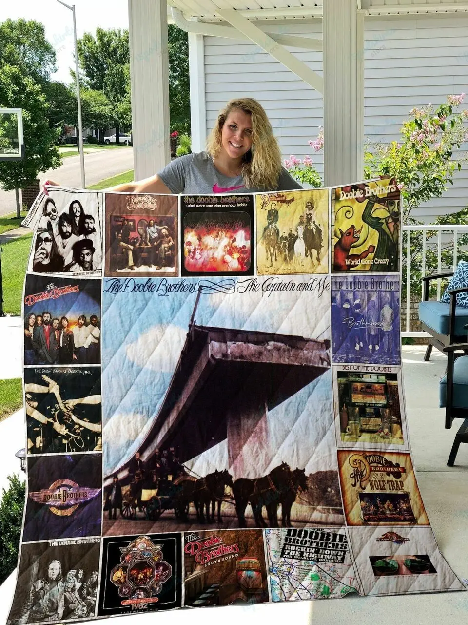 The Doobie Brothers Quilt Blanket 0830 and Home Decor