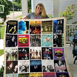 The Doors Albums Cover Poster Quilt Blanket Ver 4 and Home Decor