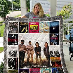 The Doors Albums Cover Poster Quilt and Home Decor