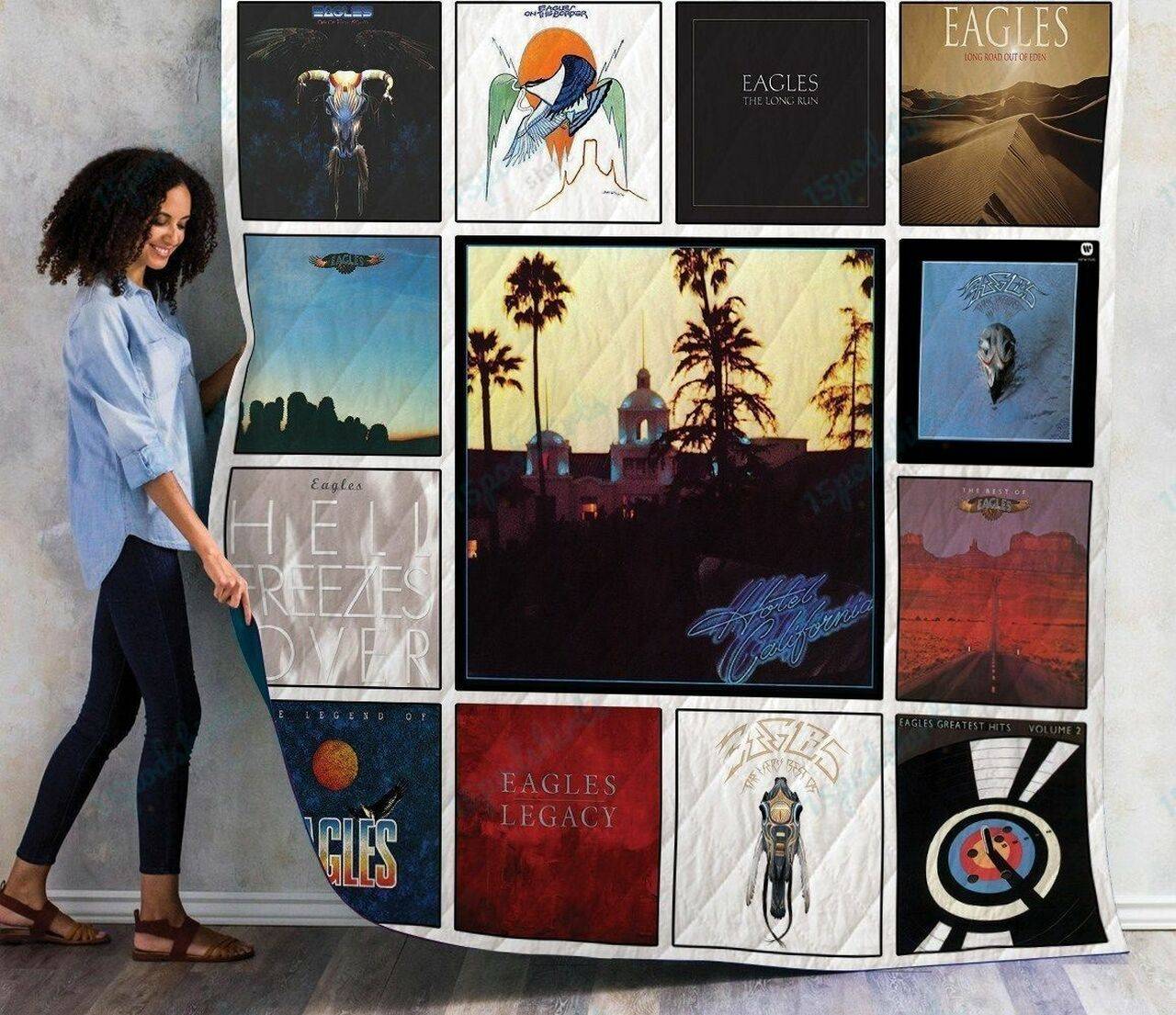 The Eagles Albums Quilt Blanket and Home Decor
