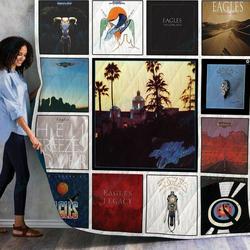The Eagles Albums Quilt Blanket and Home Decor