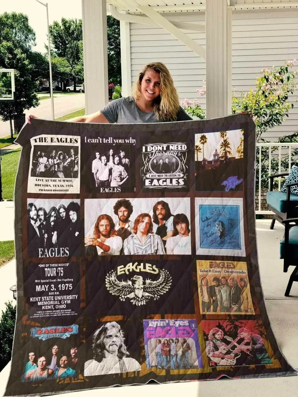 The Eagles Blanket Th0607 Quilt and Home Decor