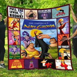 The Emperors New Groove Quilt Blanket and Home Decor