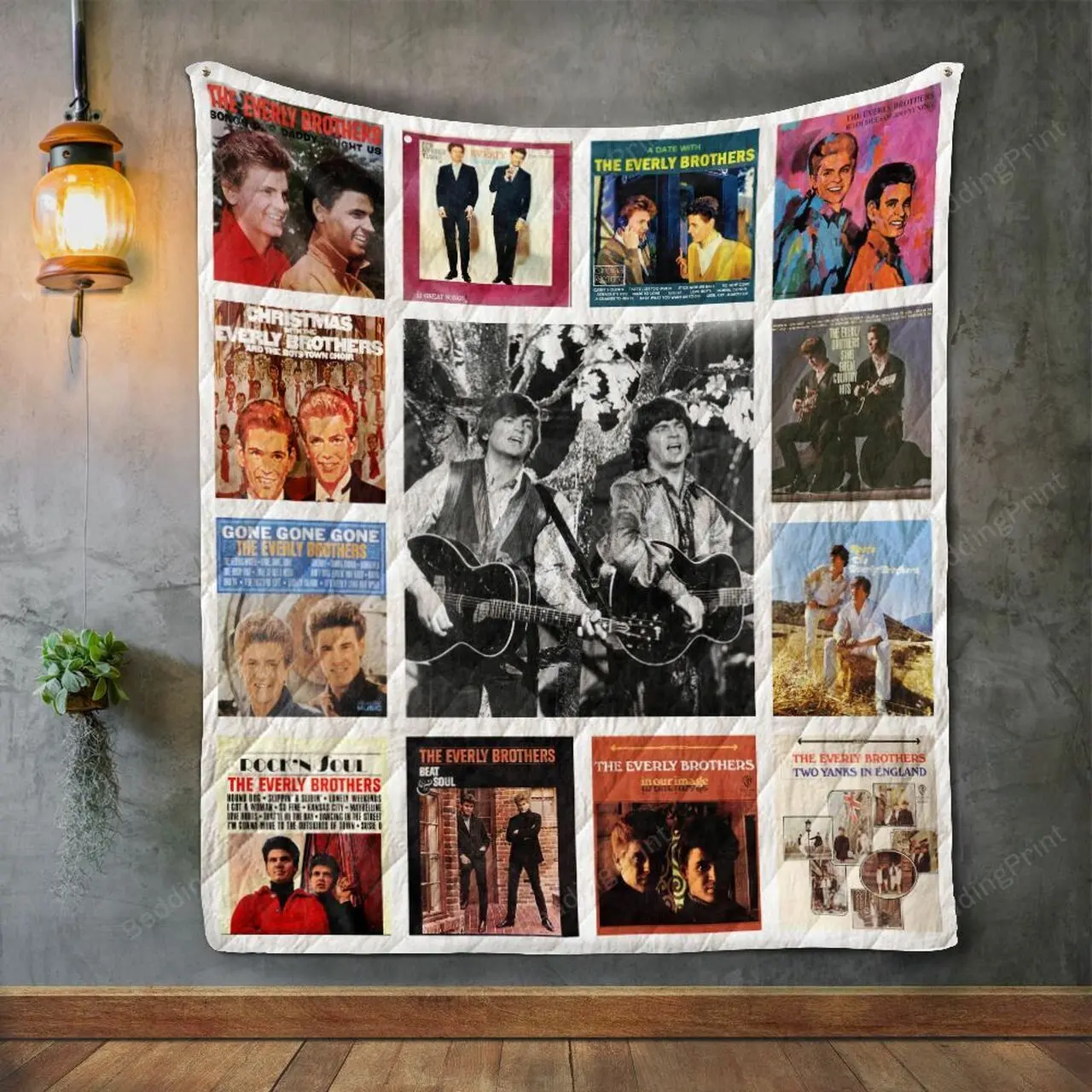 The Everly Brothers Album Covers Quilt Blanket and Home Decor