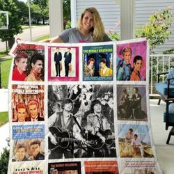 The Everly Brothers Quilt Blanket and Home Decor
