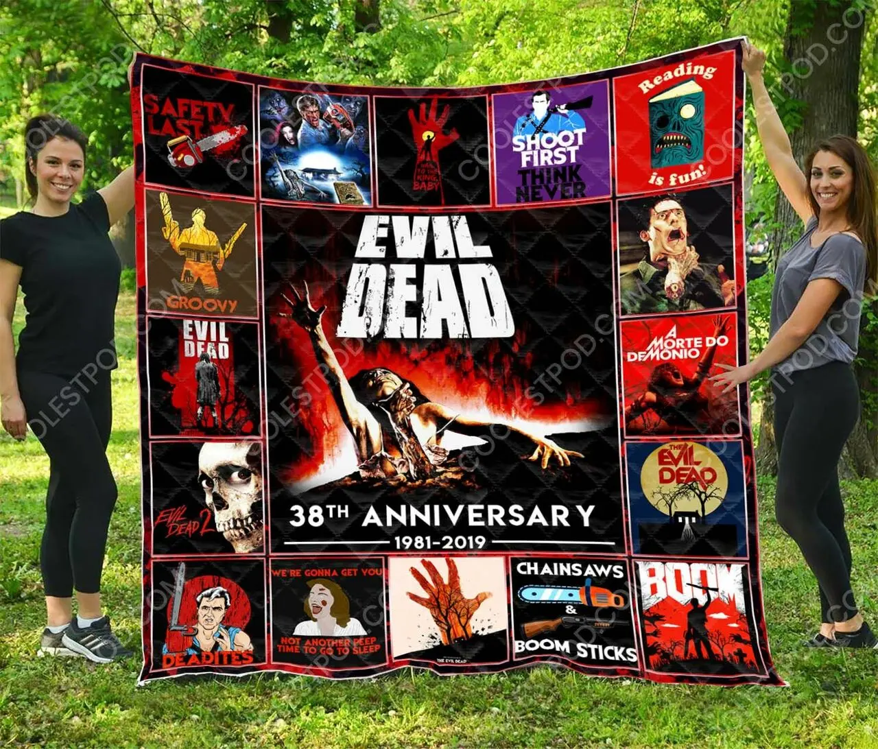 The Evil Dead Quilt Blanket and Home Decor