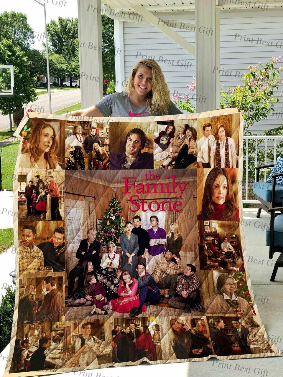 The Family Stone Poster Quilt Blanket and Home Decor