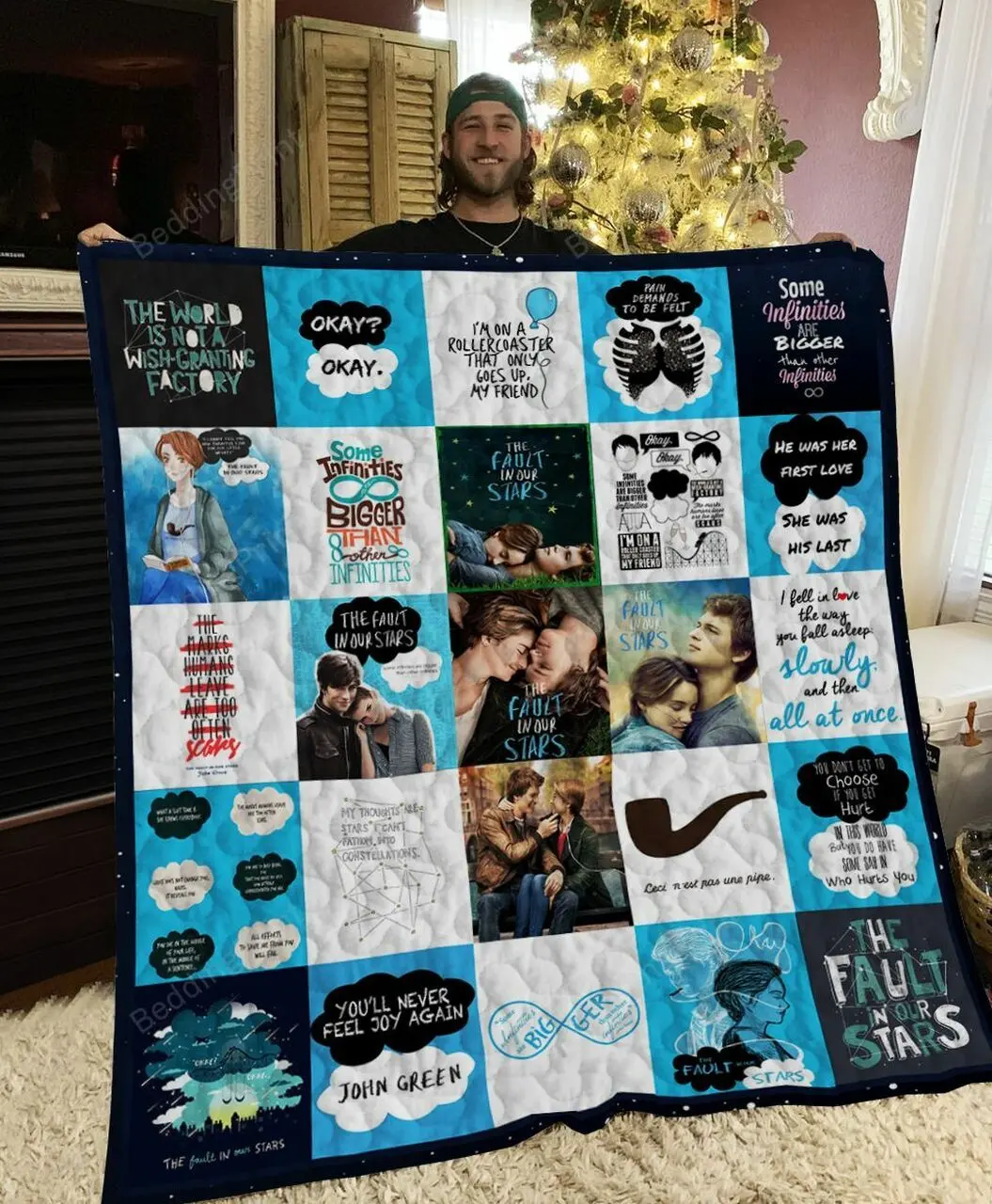 The Fault In Our Stars Poster Quilt Blanket Ver 3 and Home Decor