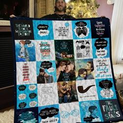 The Fault In Our Stars Poster Quilt Blanket Ver 3 and Home Decor