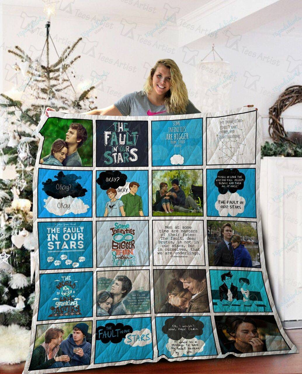 The Fault In Our Stars Quilt Blanket 02125 and Home Decor