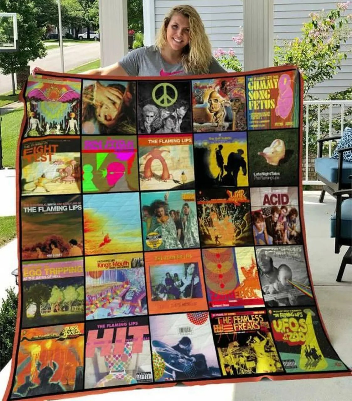 The Flaming Lips Quilt Blanket M200503 Quilt and Home Decor