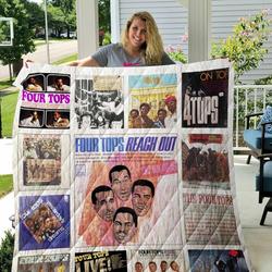 The Four Tops Albums Quilt Blanket 01 and Home Decor