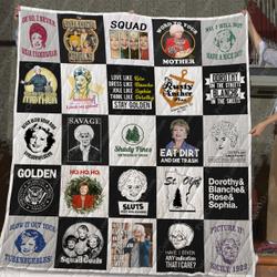 The Golden Girl T-Shirt Quilt and Home Decor