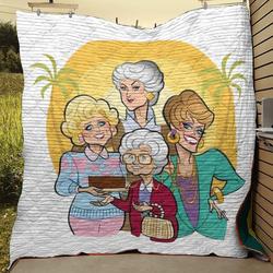 The Golden Girls Quilt Blanket and Home Decor