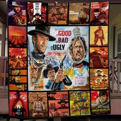 The Good The Bad And The Ugly Quilt Blanket Hvt310541  Quilt and Home Decor